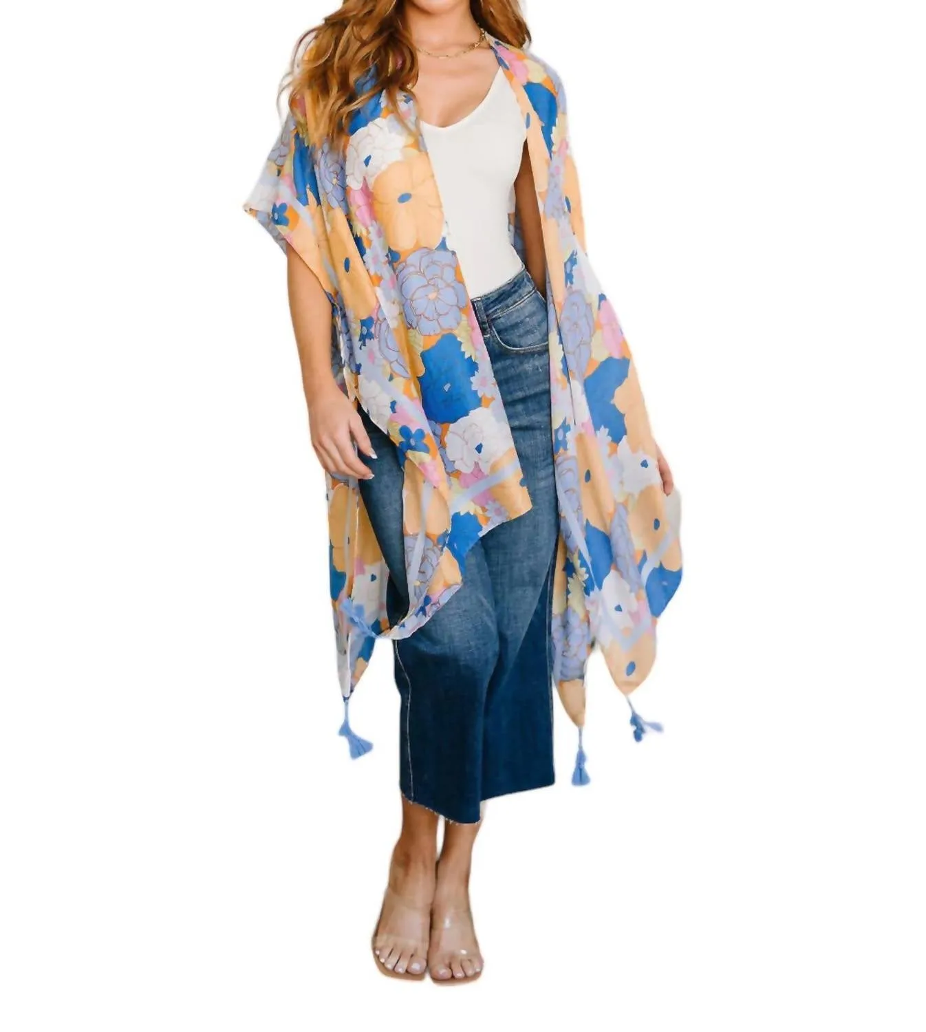 123 Amore - Island Living Floral Kimono!
