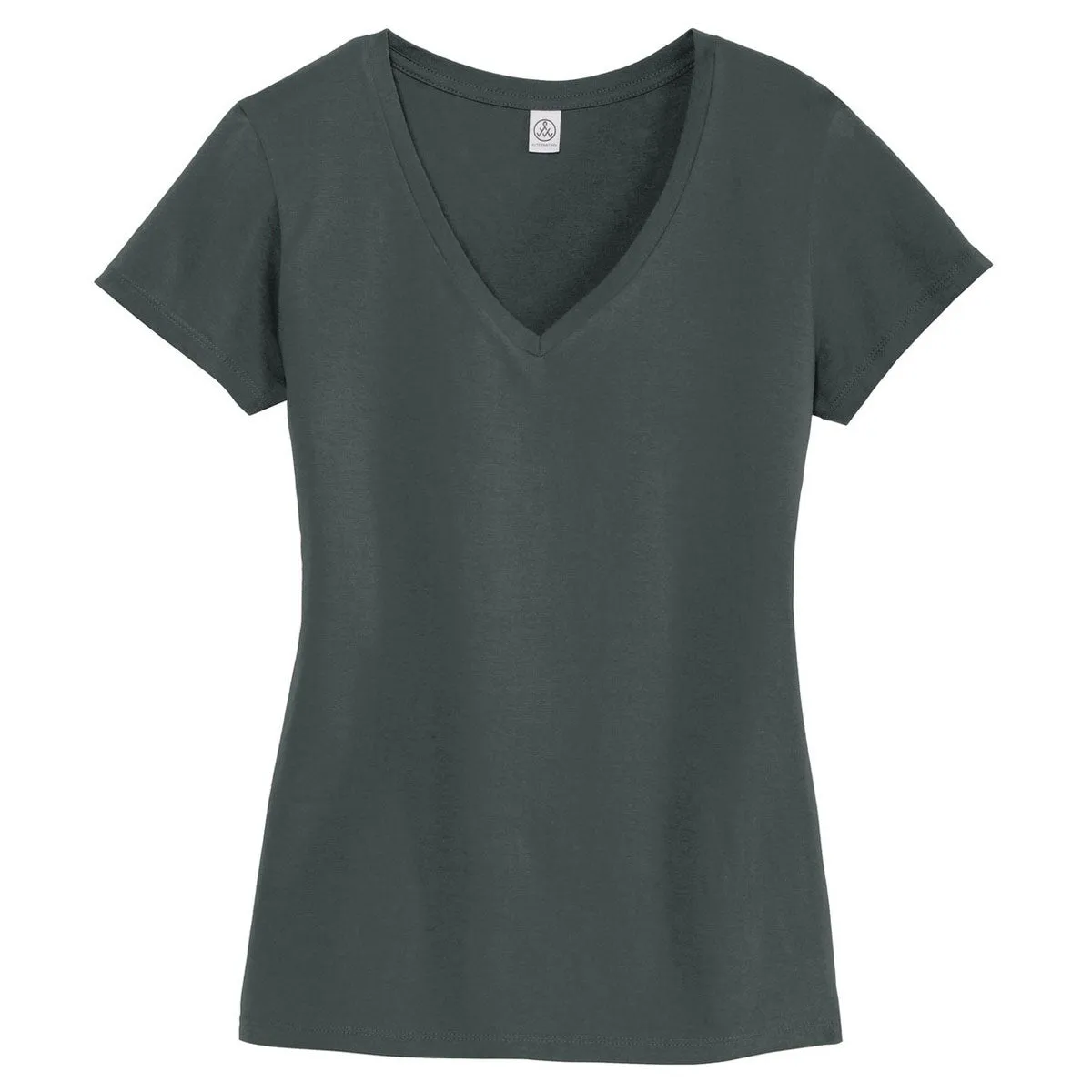 Alternative Women's Deep Charcoal Legacy V-Neck T-Shirt