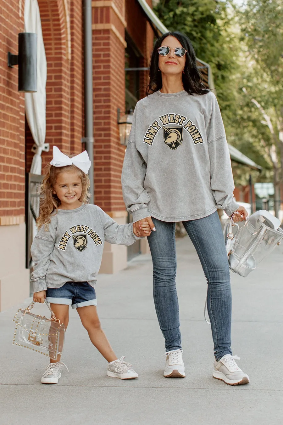 ARMY BLACK KNIGHTS KIDS FADED WASH PULLOVER