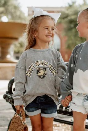 ARMY BLACK KNIGHTS KIDS FADED WASH PULLOVER