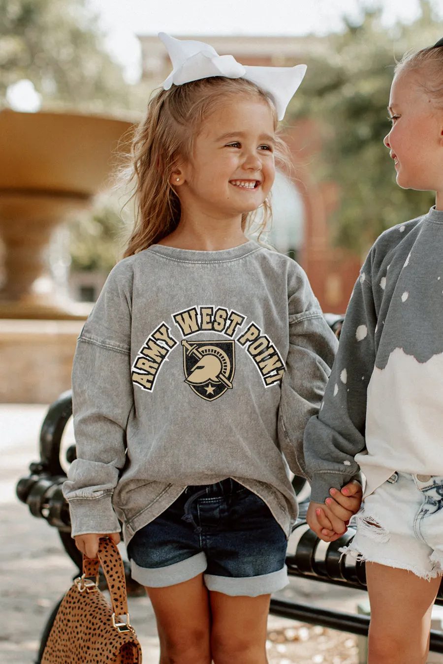 ARMY BLACK KNIGHTS KIDS FADED WASH PULLOVER