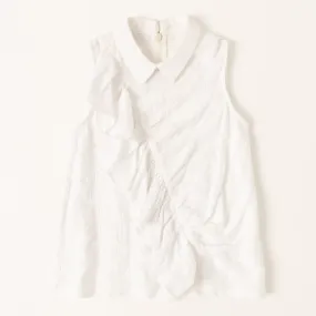 Asymmetrical Ruffle Top