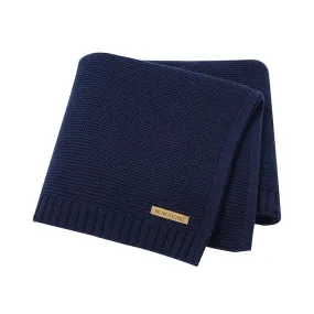 Baby Boy Navy Blue Blanket