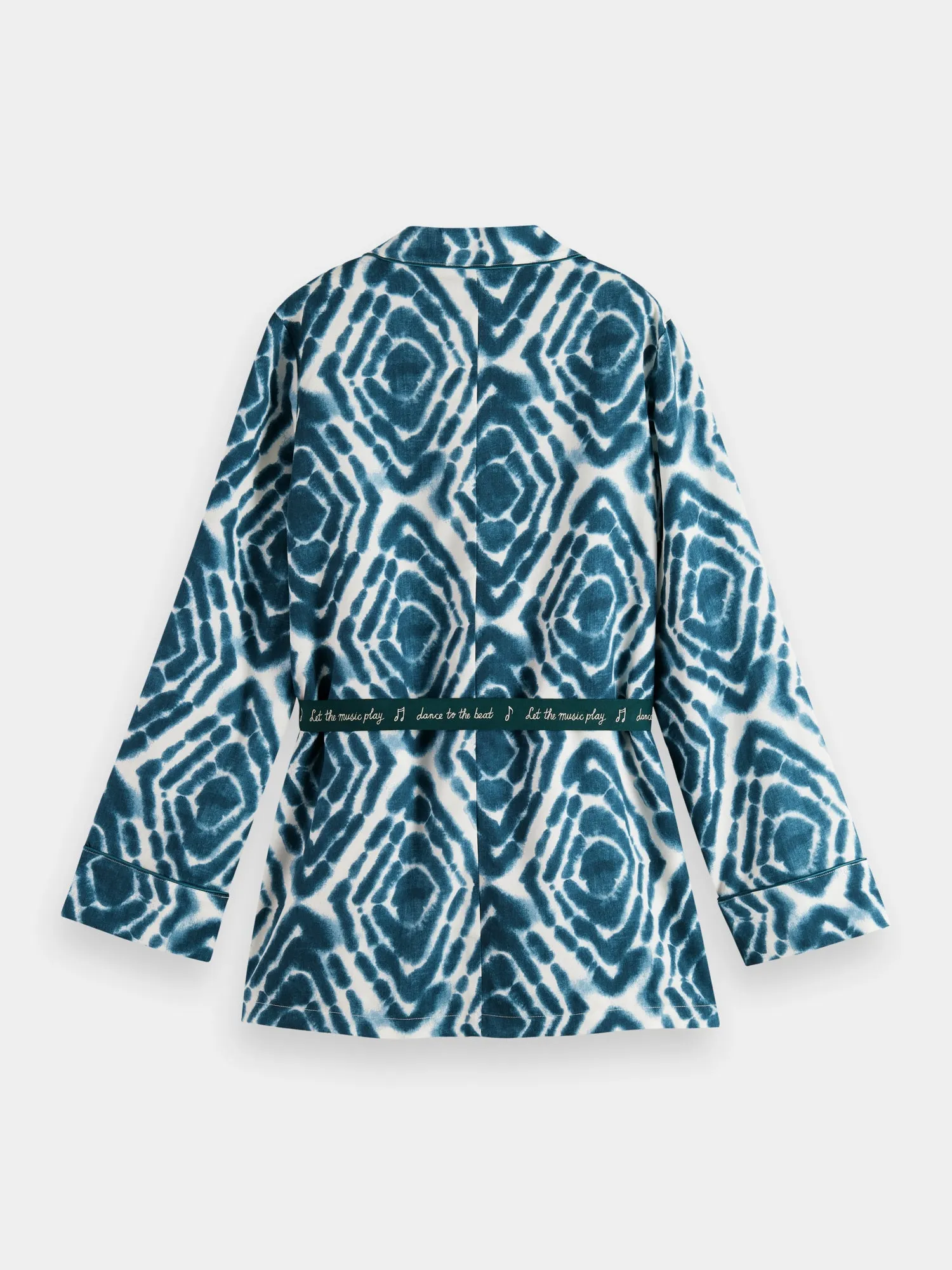 Belted blazer