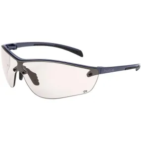Bolle Silium Plus Safety Glasses with Graphite Colored Frame and CSP Anti-Fog Lens
