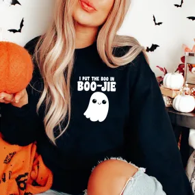 Boo in BOO-JIE • Black Sweatshirt
