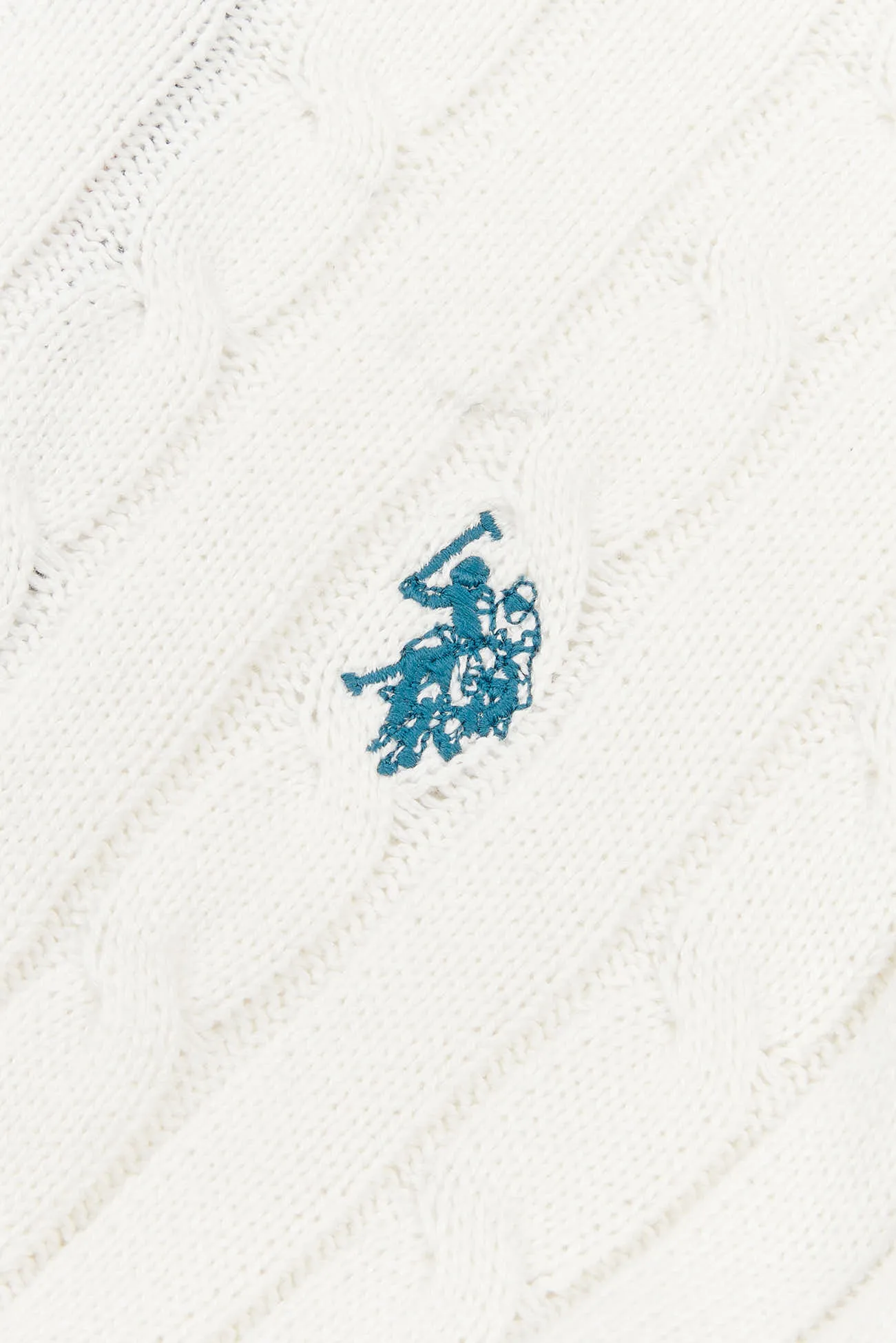 Boys Cable Knit Jumper in Marshmallow