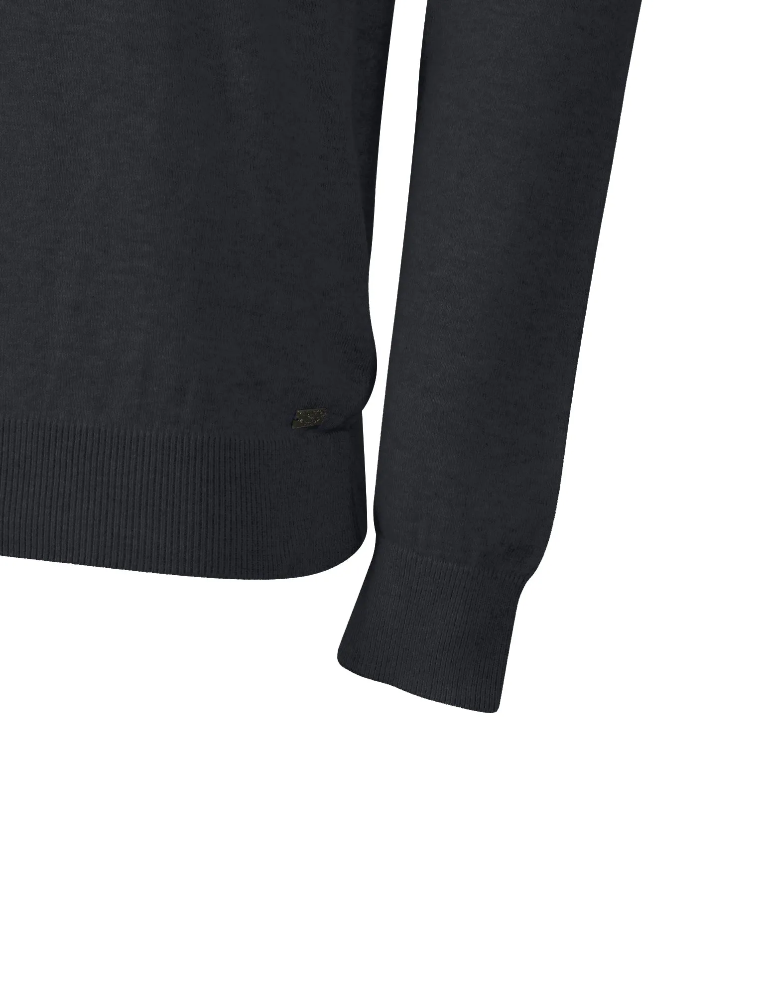 Cristian Polo Neck Knitted Jumper in True Navy - Kensington Eastside