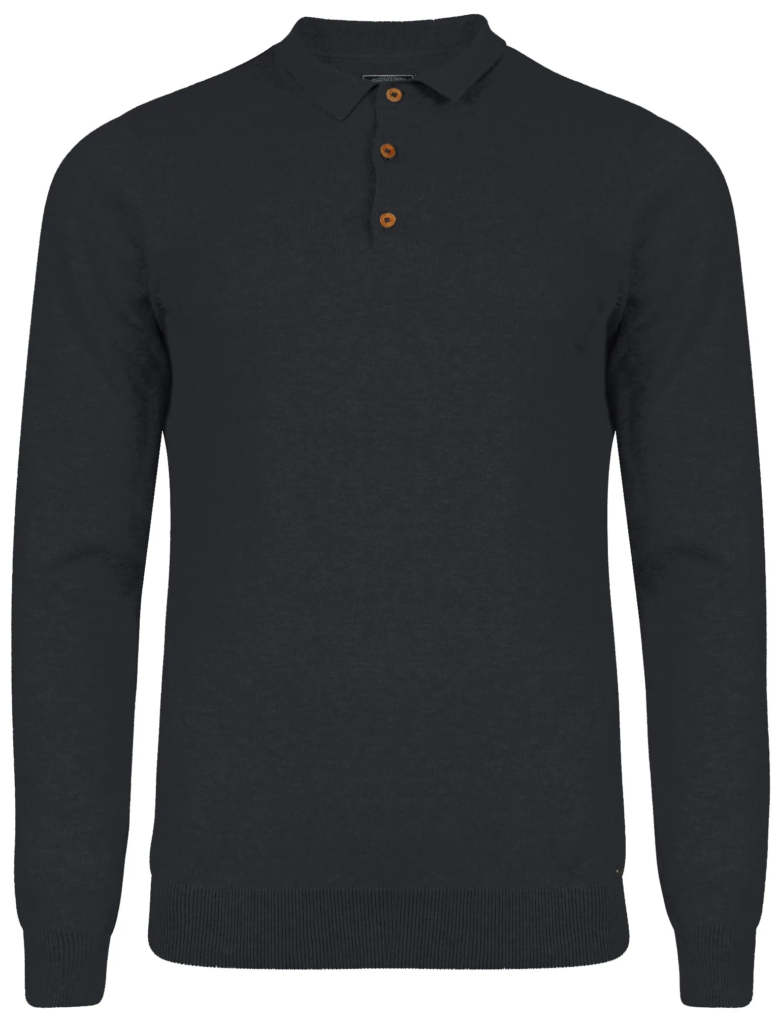 Cristian Polo Neck Knitted Jumper in True Navy - Kensington Eastside