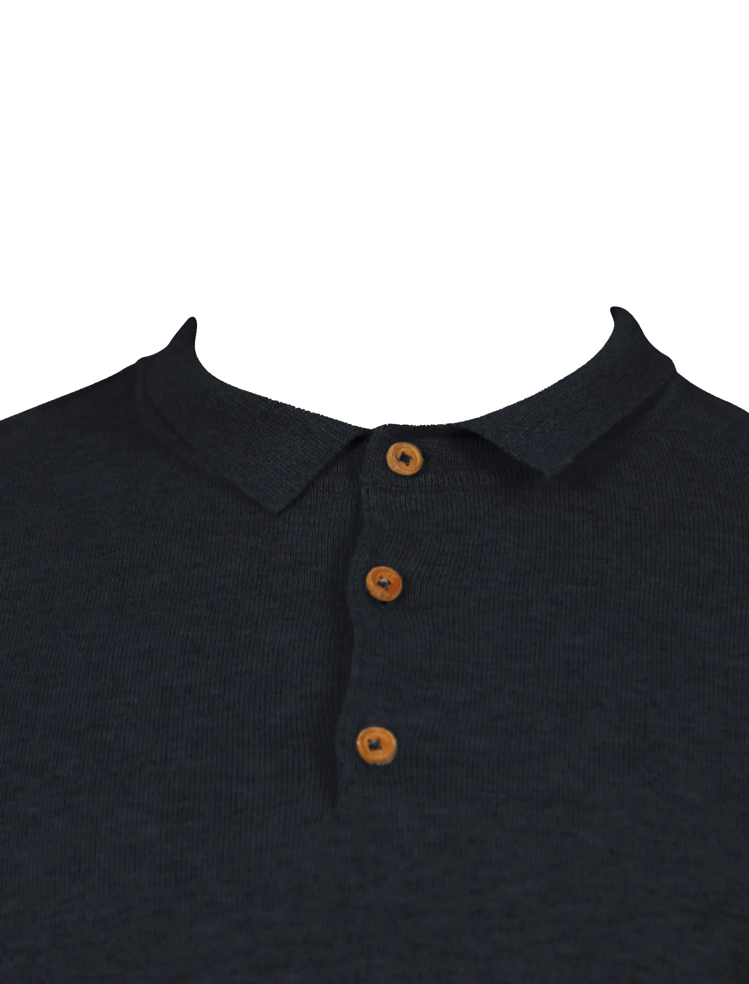Cristian Polo Neck Knitted Jumper in True Navy - Kensington Eastside