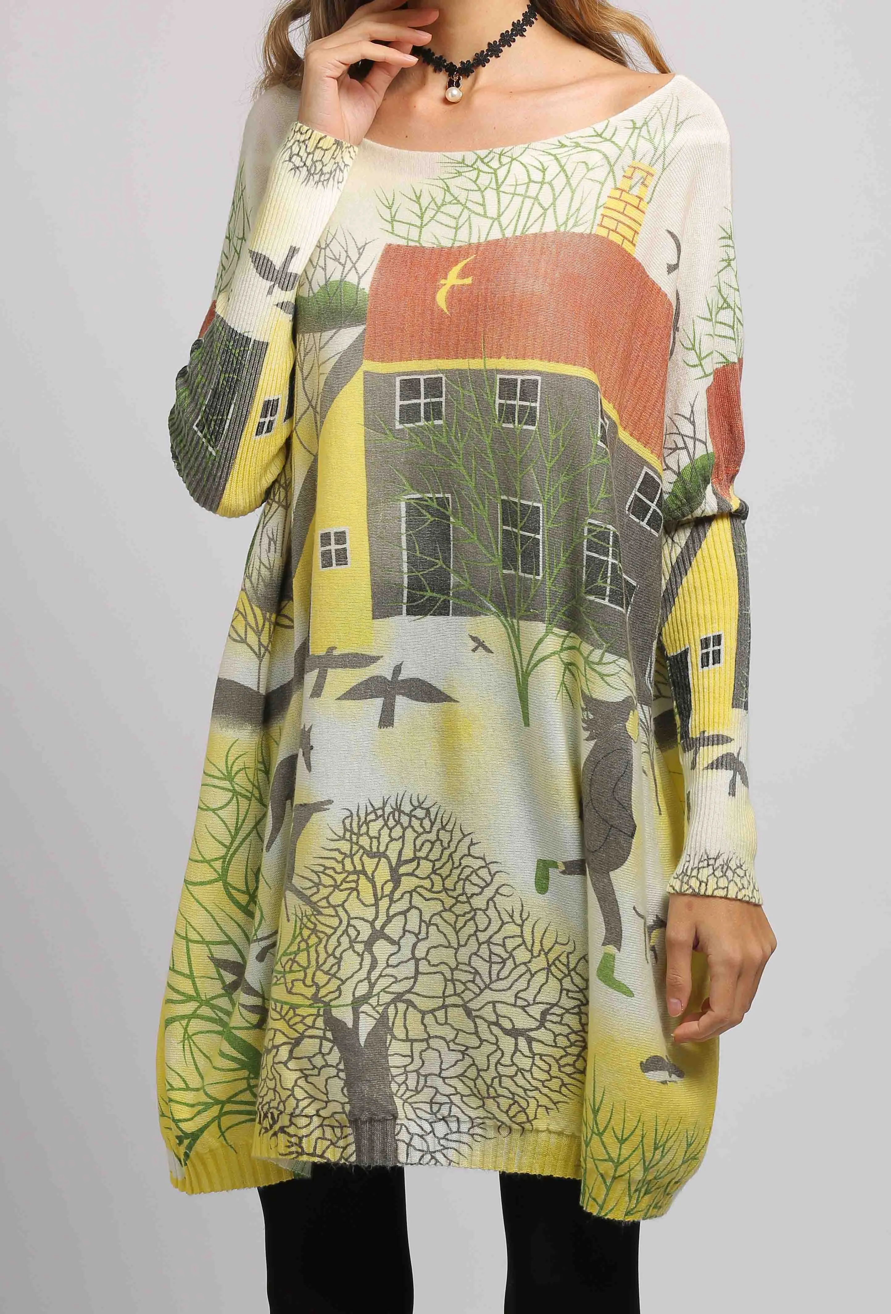 ellazhu Casual Sweater Sweatshirts DH13