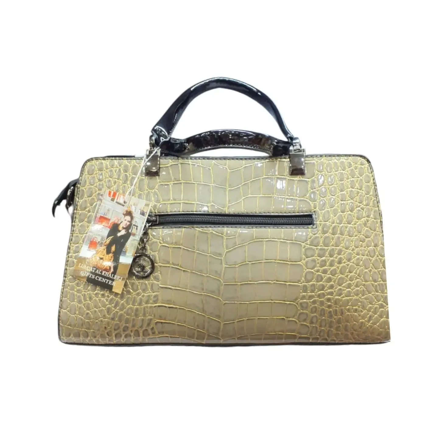 Embossed Satchel Bag