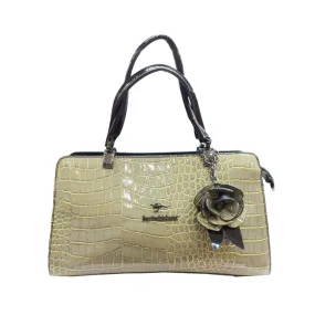 Embossed Satchel Bag