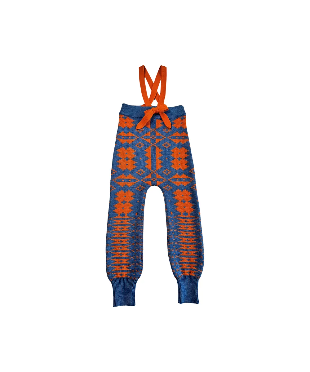 Eryri Pants - Denim / Pumpkin