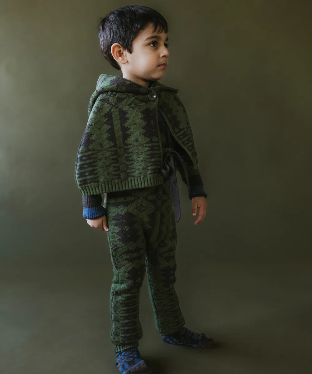 Eryri Pants - Monstera / Umber