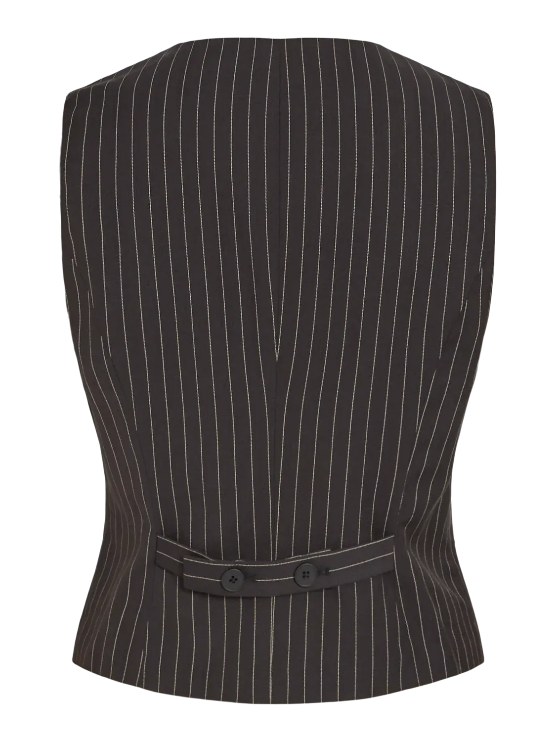 Esma Pinstripe Waistcoat (Black Beauty/Birch)