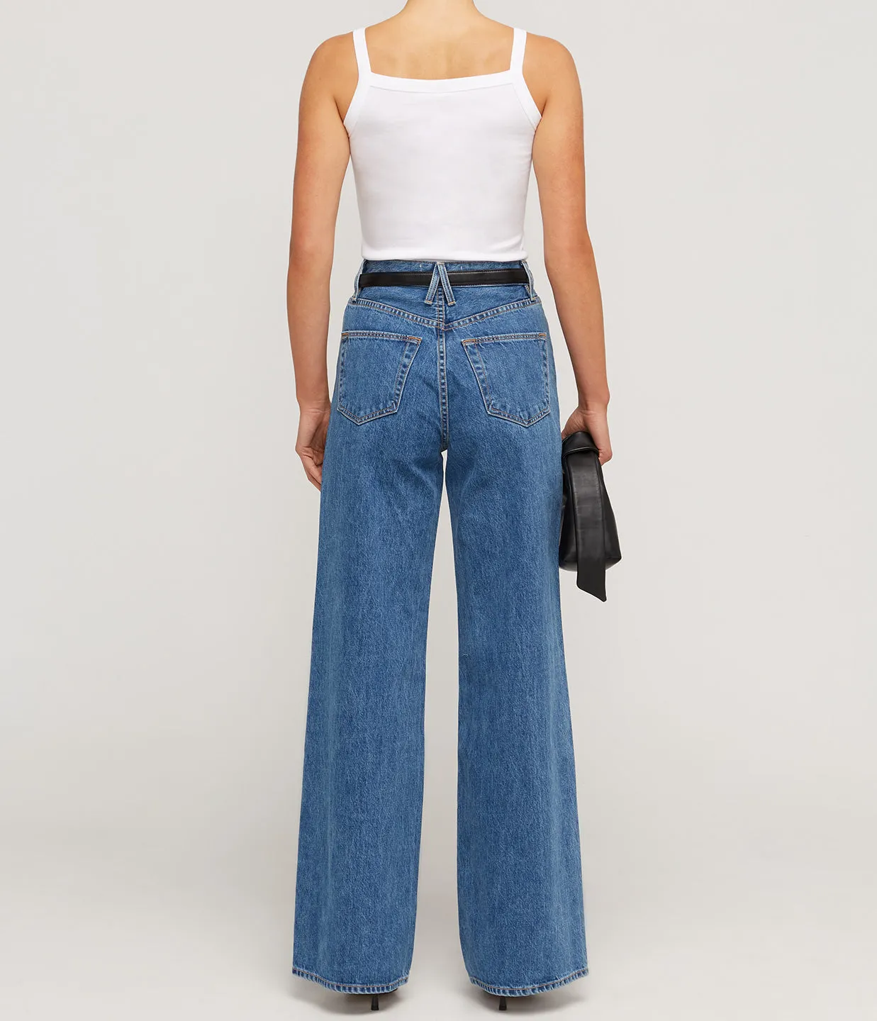 Eva Wide Tapered Leg in Sweet Memory