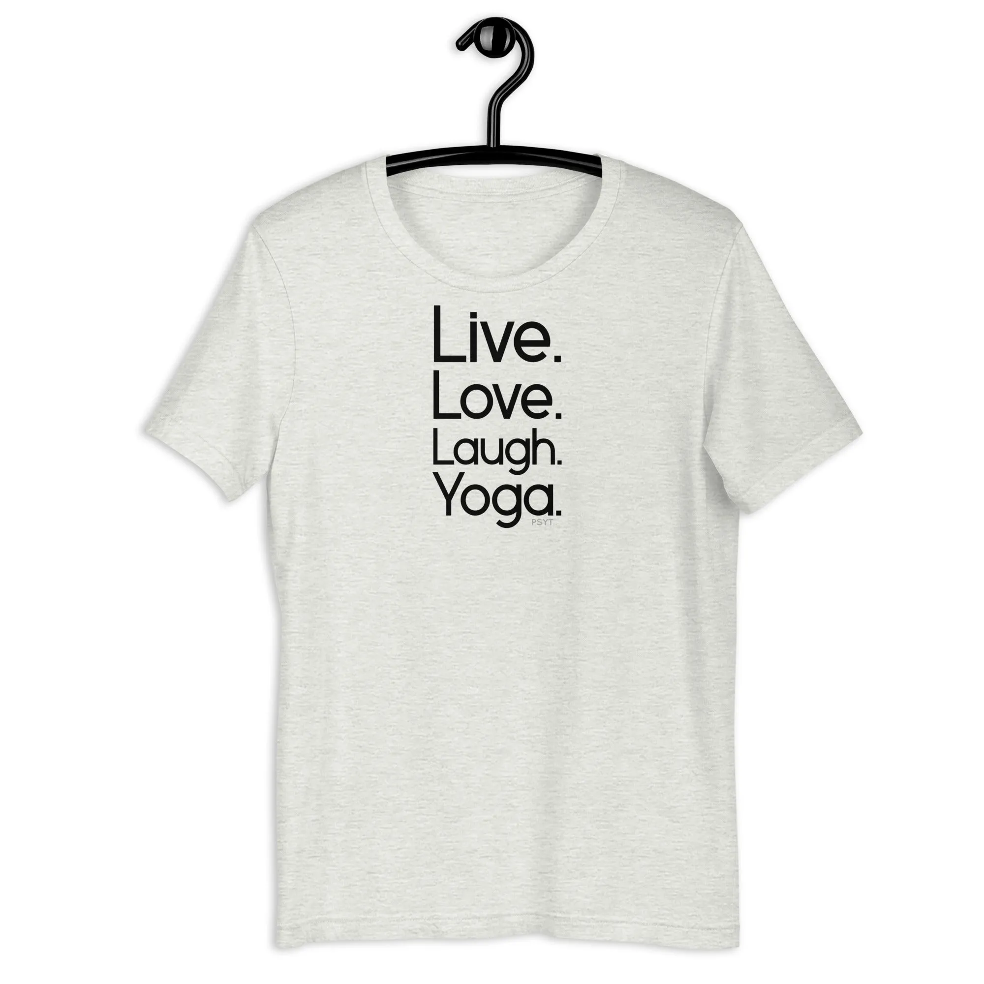 Fact: Live Love Laugh Yoga Light Color Shirt