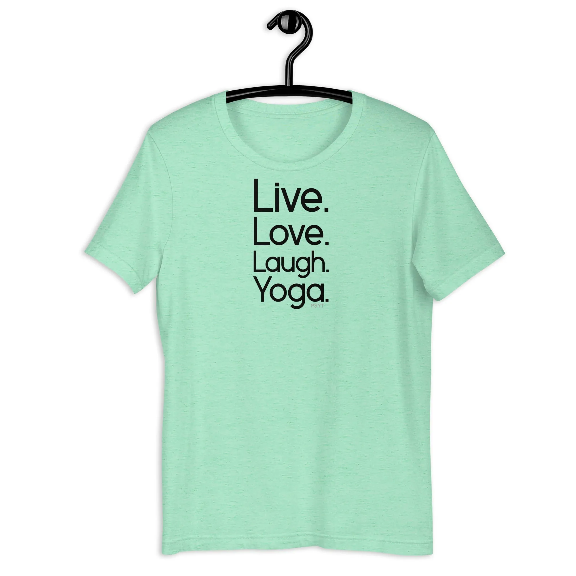 Fact: Live Love Laugh Yoga Light Color Shirt