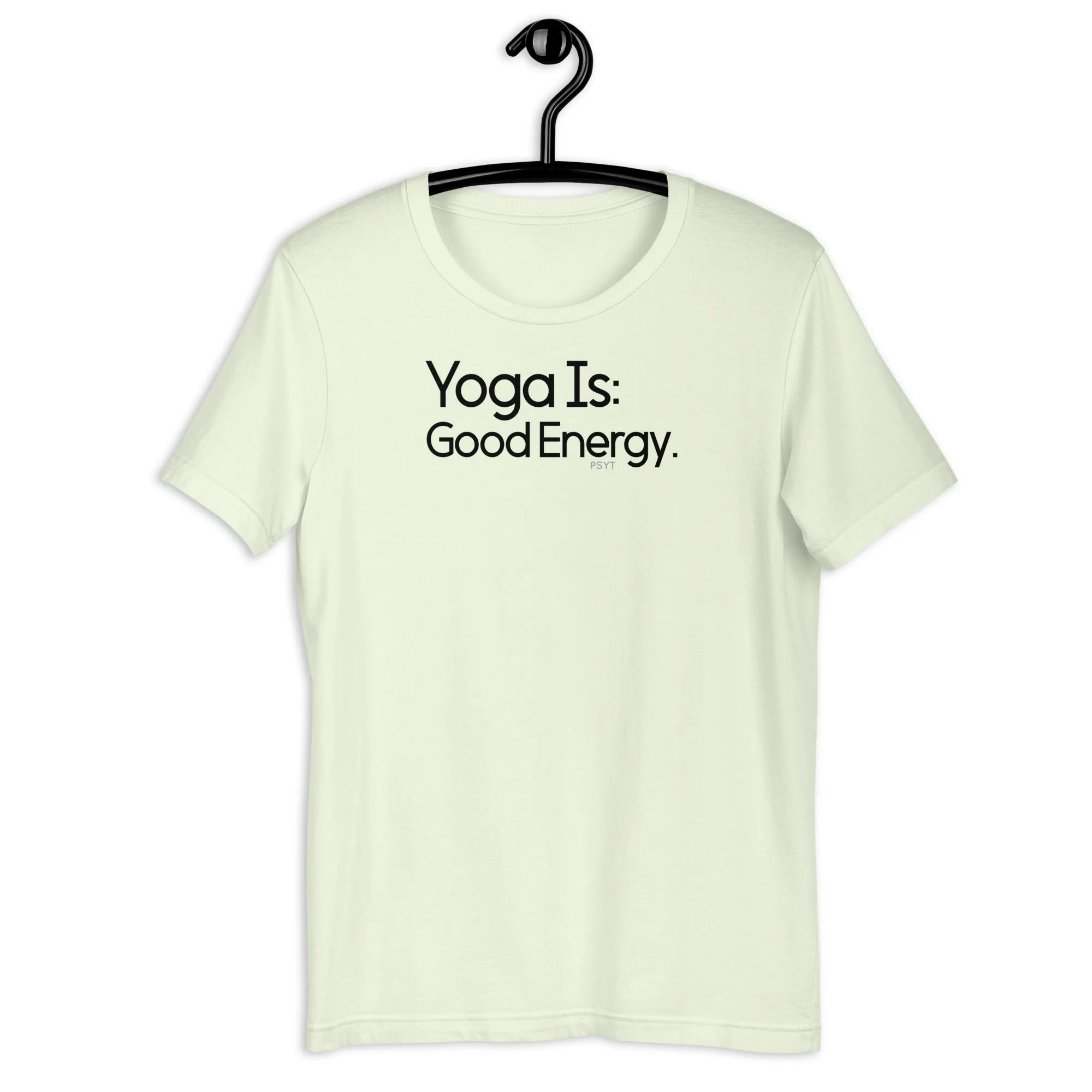 Fact: Yoga Is Good Energy Light Color Shirt