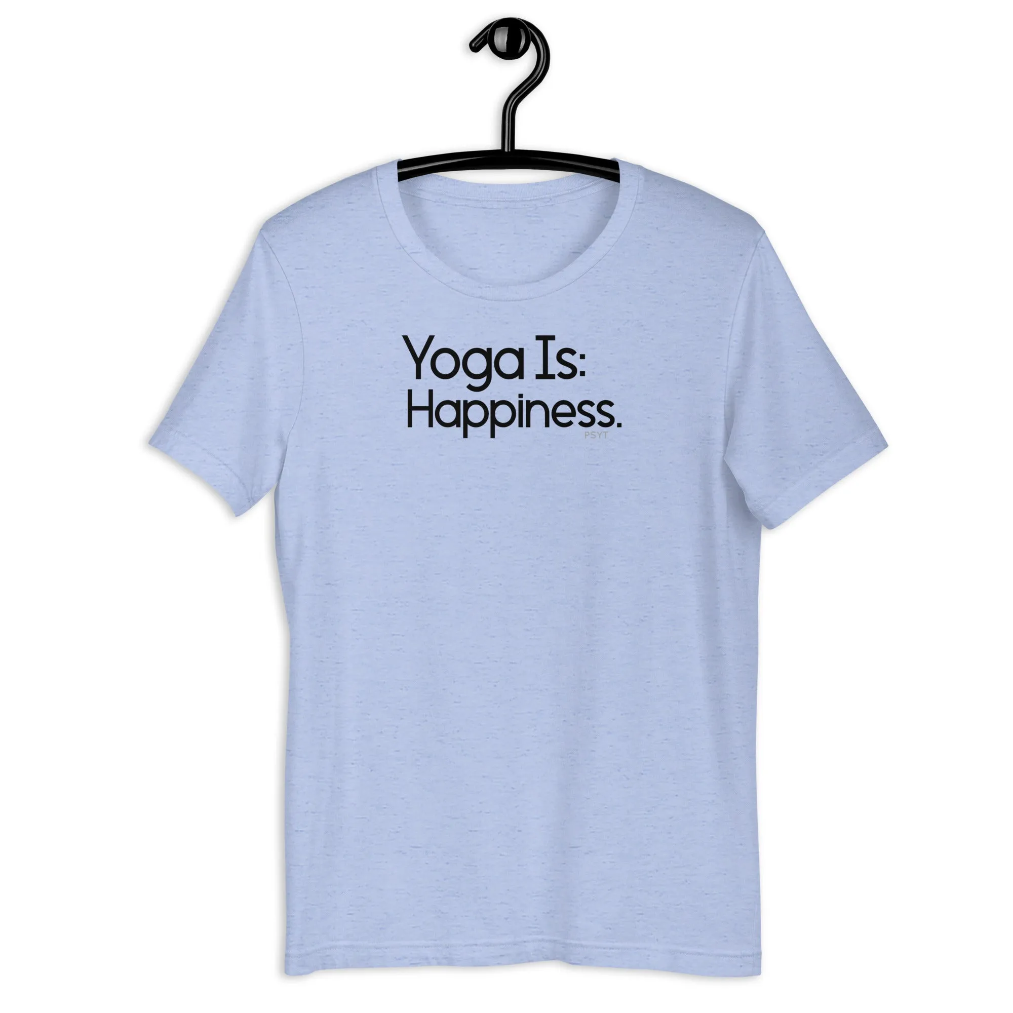 Fact: Yoga Is Happiness Light Color Shirt