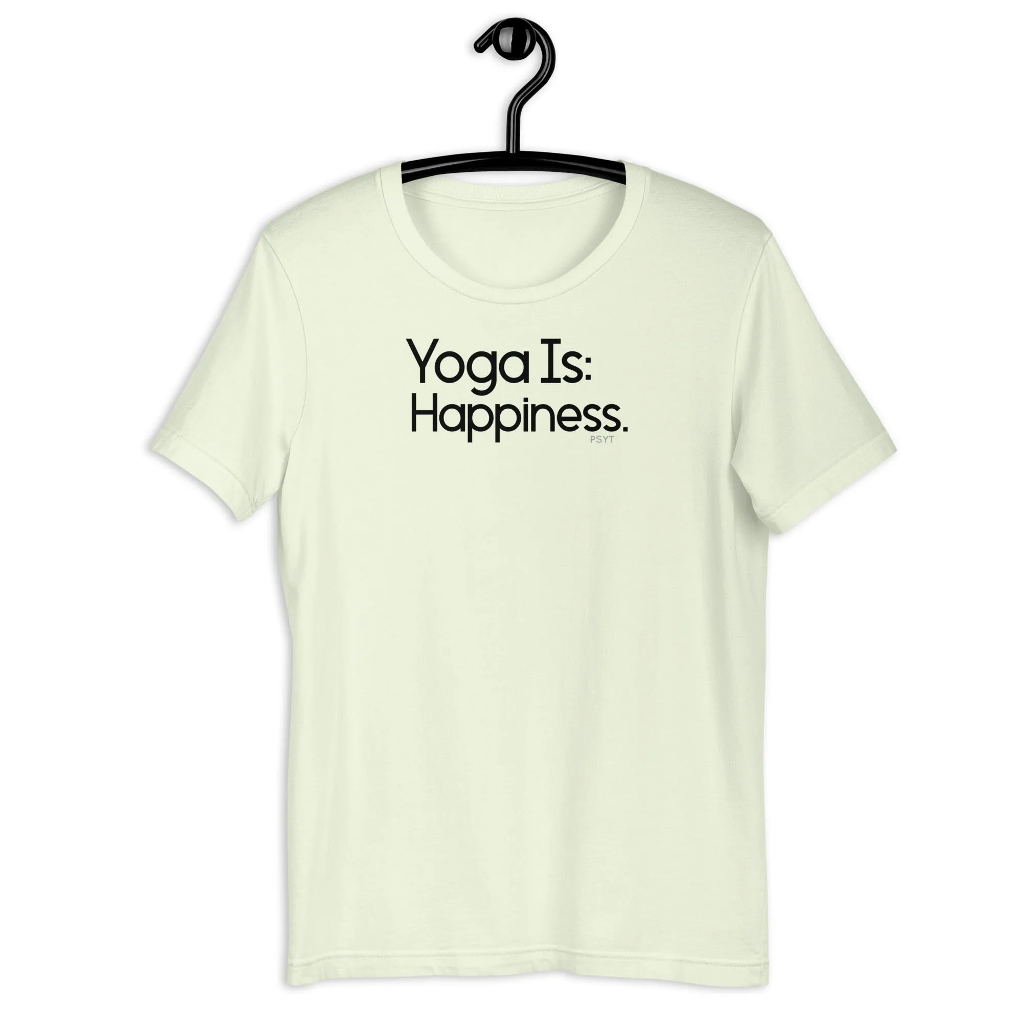 Fact: Yoga Is Happiness Light Color Shirt