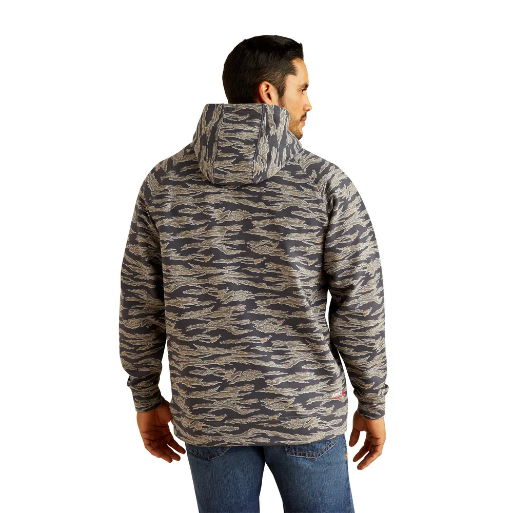 Fr Smoke Hoodie - 010-Charcoal Grey Camo | Ariat 10052097
