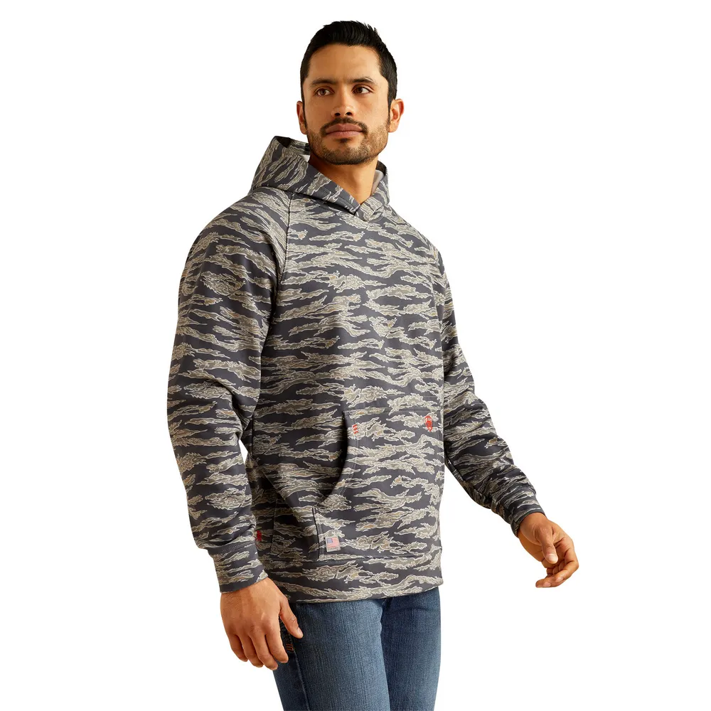 Fr Smoke Hoodie - 010-Charcoal Grey Camo | Ariat 10052097