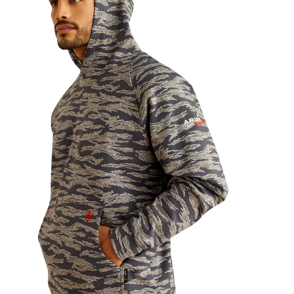 Fr Smoke Hoodie - 010-Charcoal Grey Camo | Ariat 10052097