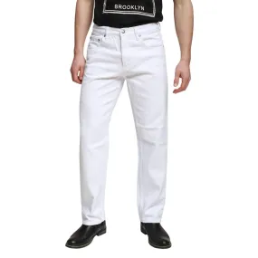 Georgio Peviani White Comfort Fit Jeans