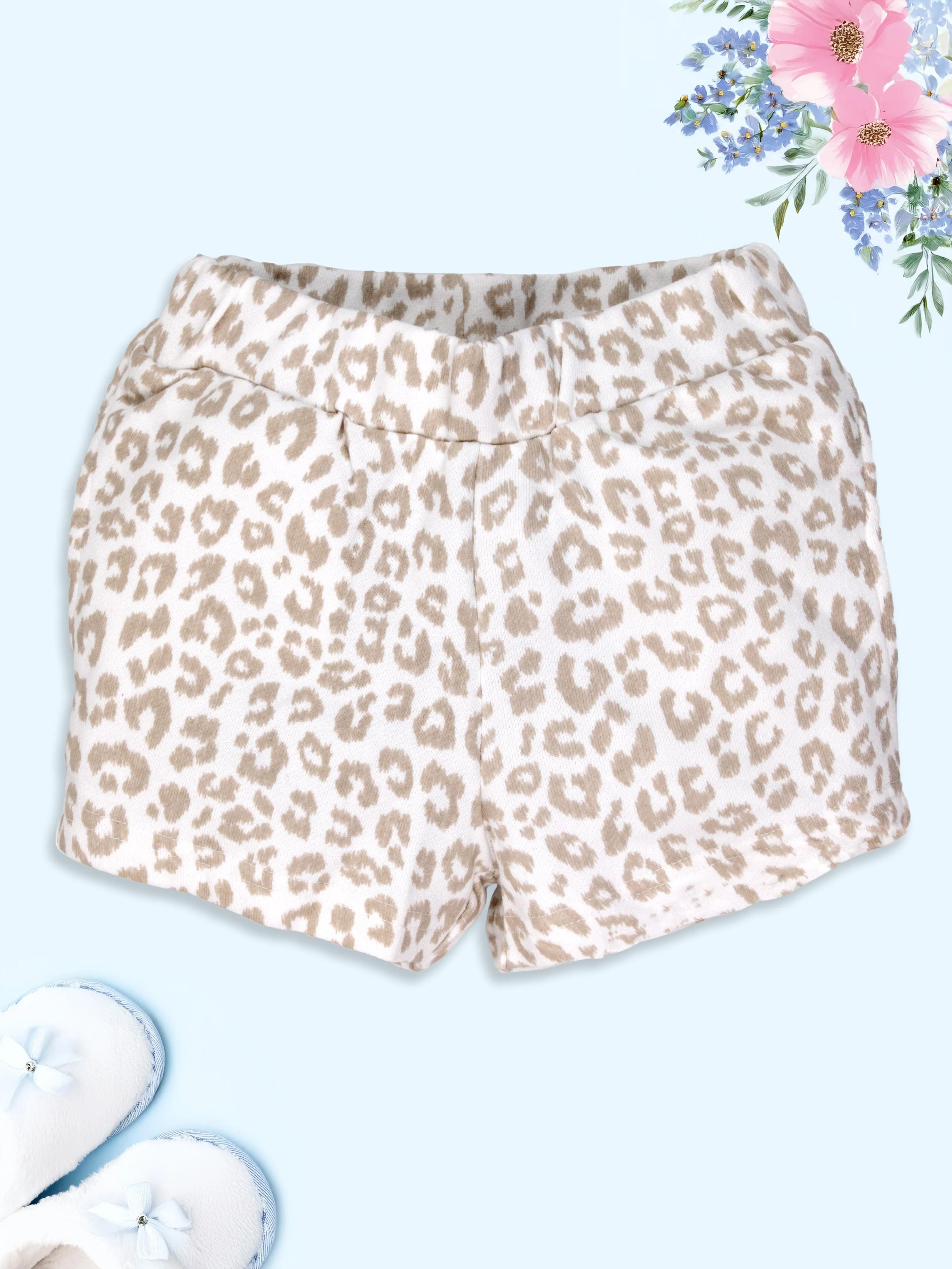 Girls Printed Hot Shorts with Back pocket Pack Of 2