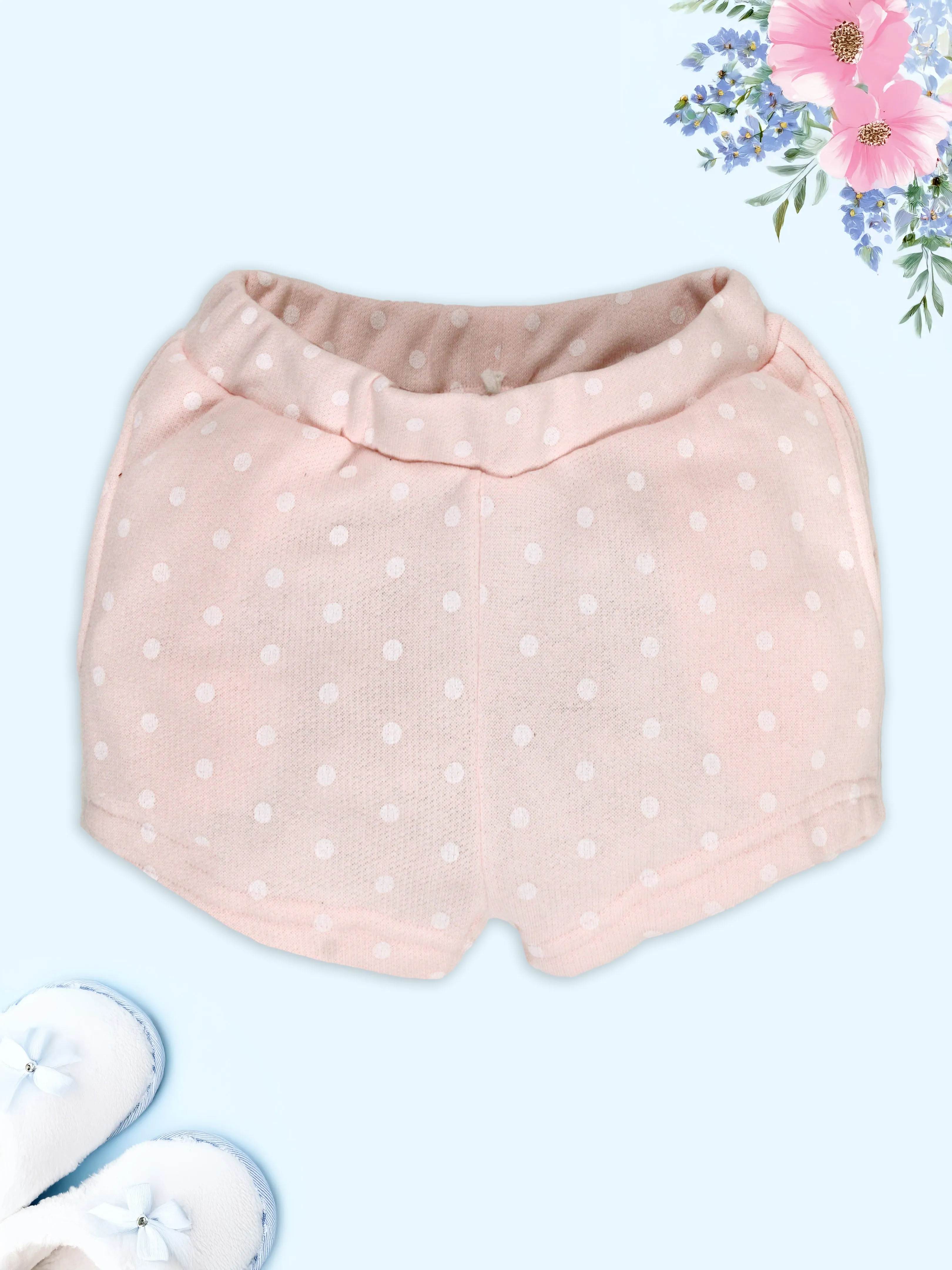 Girls Printed Hot Shorts with Back pocket Pack Of 2