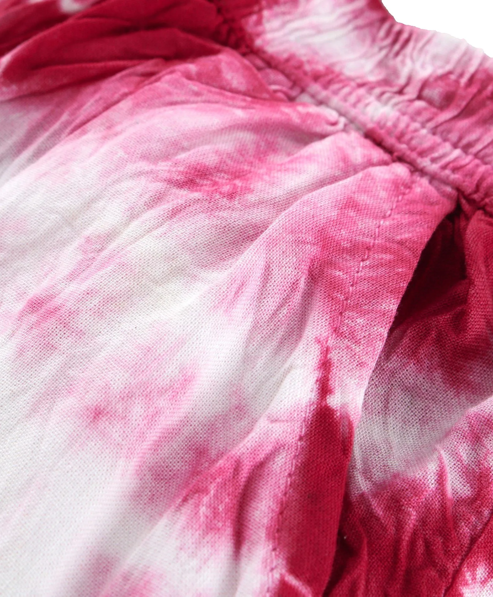 Girls Tie & Dye Shorts with Pom Pom - Pack of 2