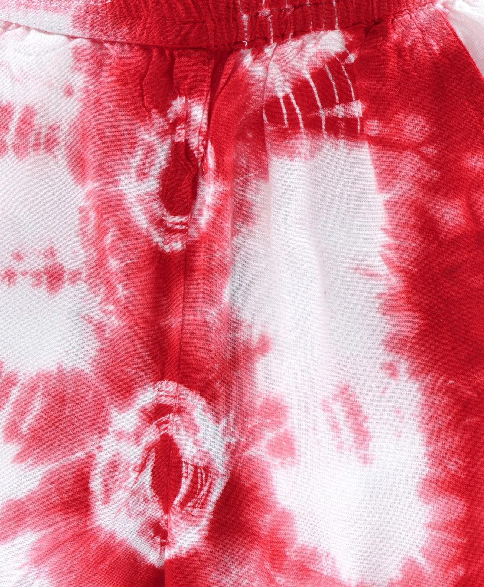 Girls Tie & Dye Shorts with Pom Pom - Pack of 2