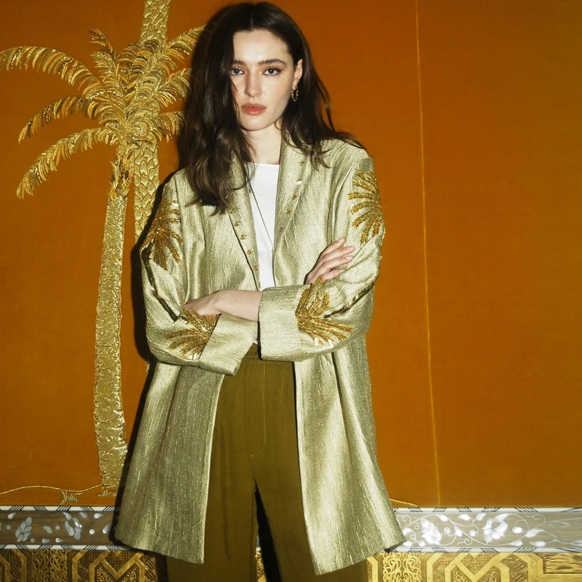 GOLDEN OASIS GOLD JACKET