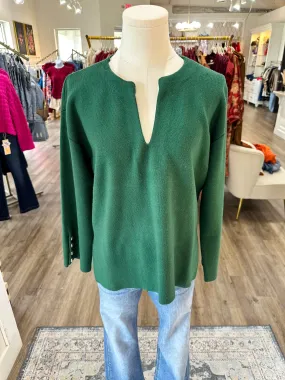 Hunter Green Chic & Elegant Sweater