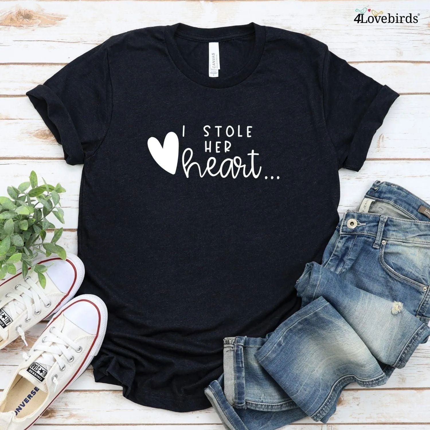I Stole Her Heart & So I'm Stealing His Last Name Matching Set