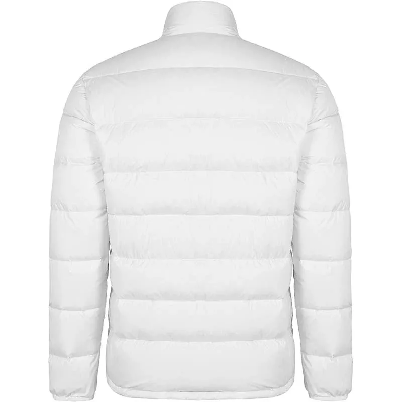 KELME Mens Light Duck Down Puffer Warm Winter Jacket - White