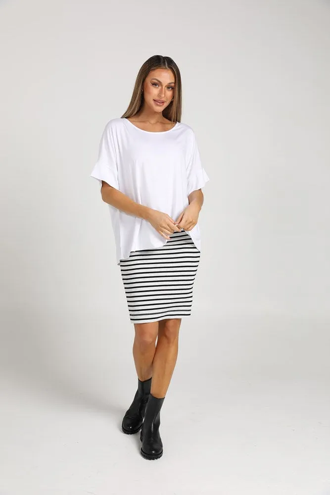Lou Lou Midi Whitney Tube Skirt - Print