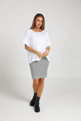 Lou Lou Midi Whitney Tube Skirt - Print