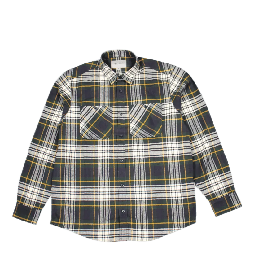 L/s Dunbar Shirt 100% Cotton H Dunbar Check, Grove