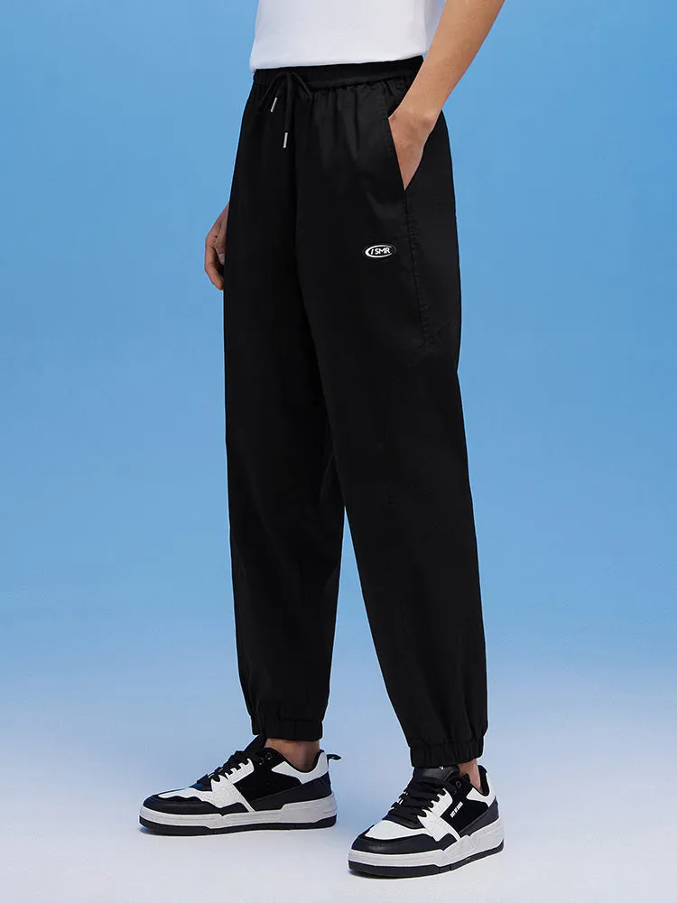 Men's Cotton Comfortable Cool Antibacterial Woven Jogging Pants