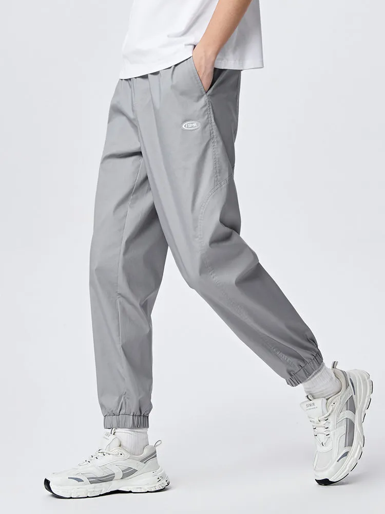 Men's Cotton Comfortable Cool Antibacterial Woven Jogging Pants