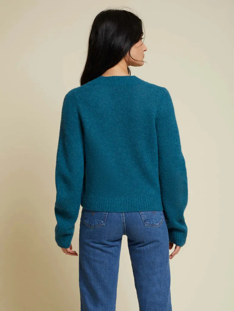 Nation Jamie Knit Cardigan - Deep Teal