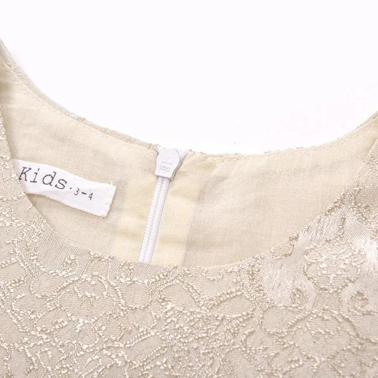 OFF WHITE MESH FABRIC DRESS