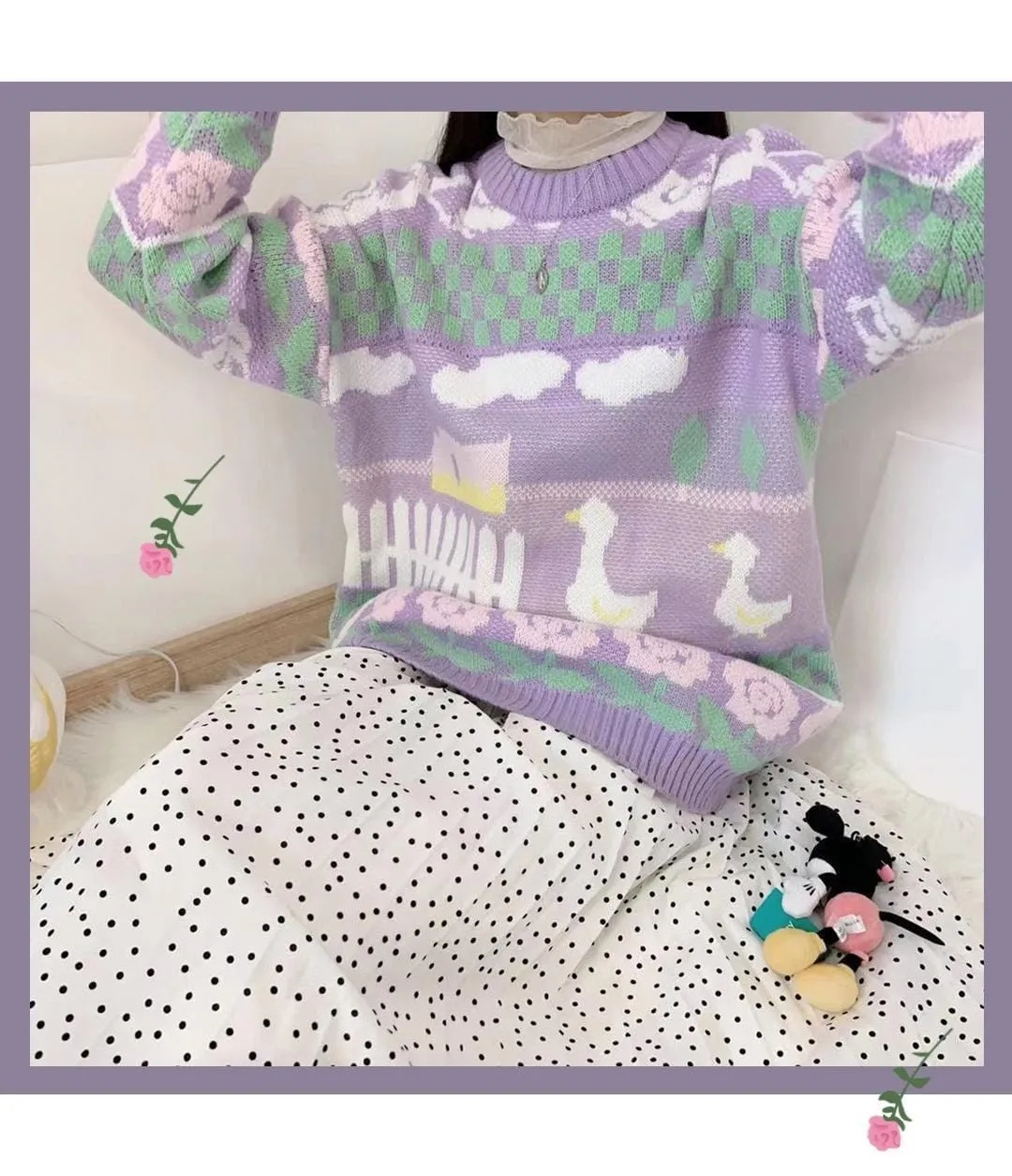 On Duck Farm Pullover Sweater