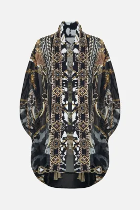 OPEN FRONT CARDI CAPE