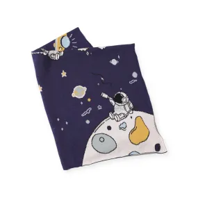 Organic Sweater Knit Blanket Astronaut
