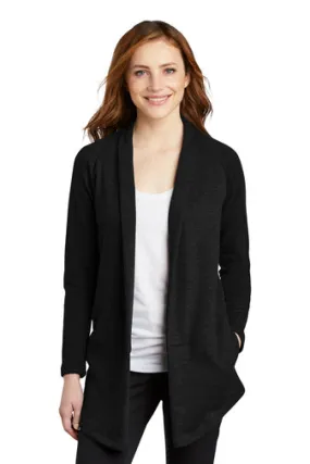 PA Ladies L807 Interlock Cardigan w/ Lindner Dental logo