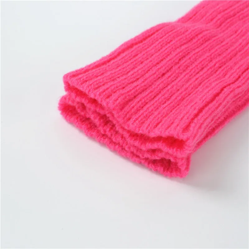 Rainbow Cozy Arm Warmers